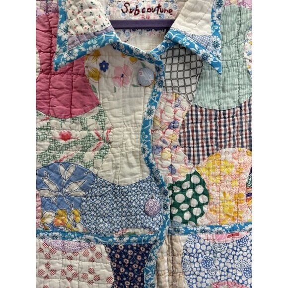Handmade Apple Core Quilt Jacket Subcouture by Mentorsilly Size XL - Picture 14 of 16